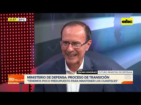 Óscar González: ‘‘Lo que tiene que hacer el ministro de Defensa es defender a las fuerzas armadas’’