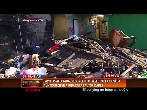 Familias afectadas por incendio en La Ciénaga aun no reciben ayuda de las autoridades