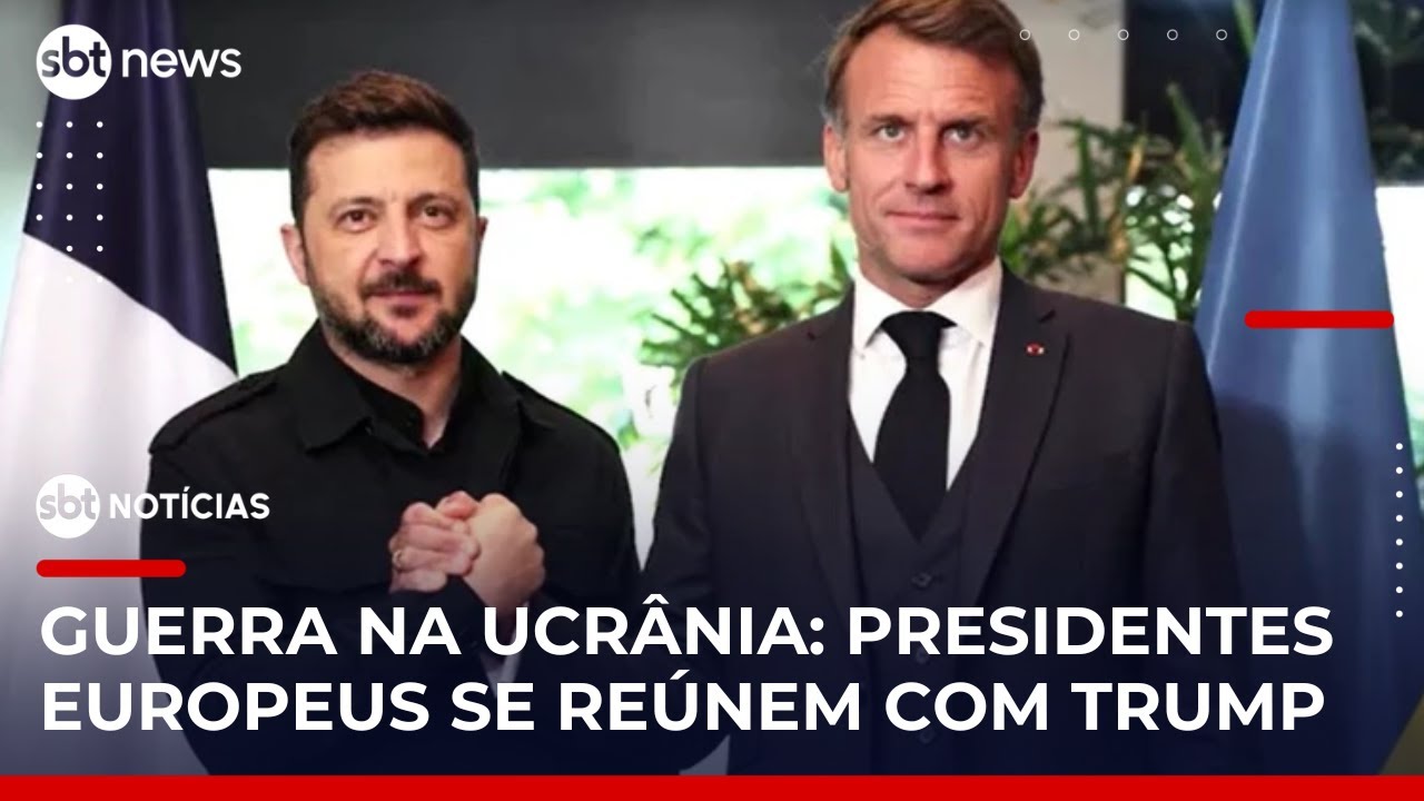 SBT Notícias Líderes europeus vão aos EUA para apoiar Zelensky em reunião com Trump