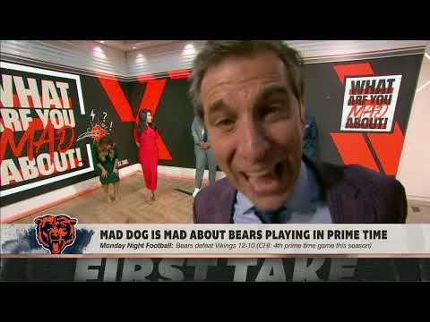 Mad Dog is MAD about the NFL playoff picture, Bears in primetime & the NYC Xmas tree  | First Take video clip
