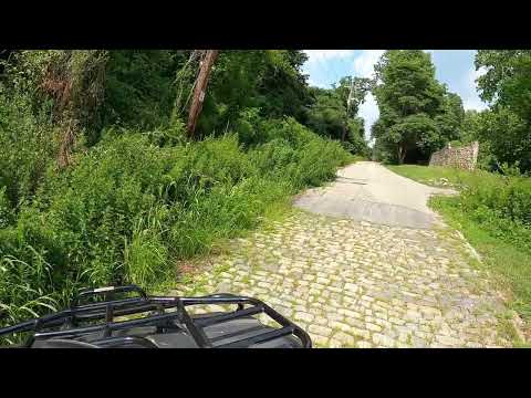 Christini E-ATV Cobblestone Road Hill Climb - Electric ATV