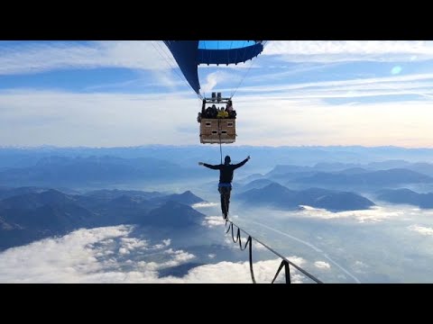 Γερμανία: Νέο παγκόσμιο ρεκόρ slackline – ισορροπία σε τεντωμένο σχοινί…