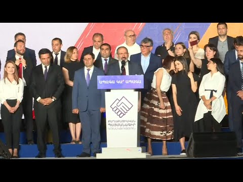 Arménie: Nikol Pachinian célèbre sa large victoire aux législatives anticipées | AFP Images