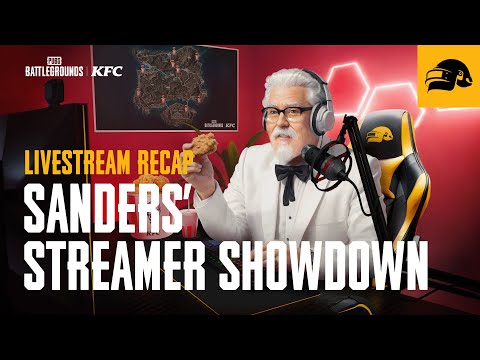 PUBG | PUBG x KFC Colonel Sanders' Live Stream Highlights