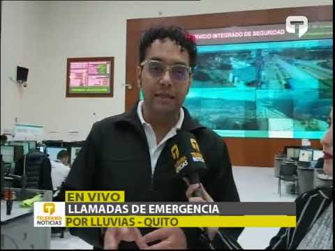 Llamadas de emergencia por lluvias - Quito