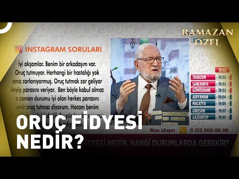 Oruç Fidyesi Hangi Durumlarda Verilir? | Necmettin Nursaçan'la İftar Saati