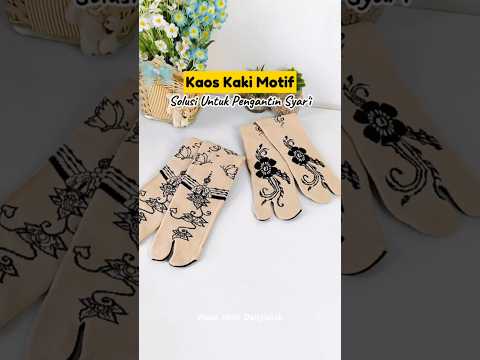 kaos kaki motif henna #kaoskakijempol #kaoskaki #kaoskakimurah #giftideas