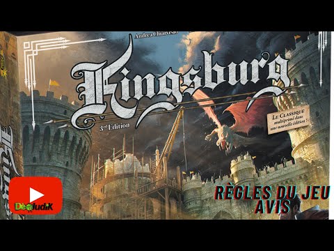 Kingsburg 3eme Edition - Règles du Jeu + Avis - Don't Panic Games