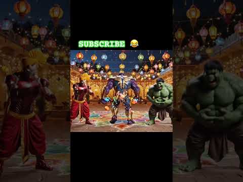 thnos ki esi tesi # #youtubeshorts #funnycartoo #animatedcartoon #viral #avengers #ironman #hulk