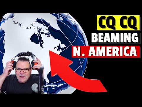 Beaming North America from England - 40m Band Special