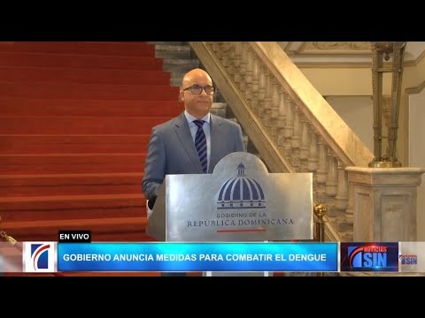 EN VIVO 18/10/2023 Gobierno anuncia medidas para combatir el dengue