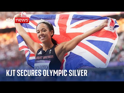 'It feels like a dream': Katarina Johnson-Thompson secures heptathlon silver