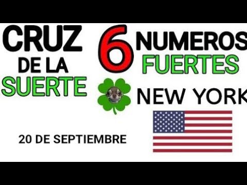 Cruz de la suerte y numeros ganadores para hoy 20 de Septiembre para New York