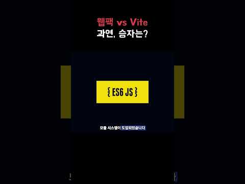 웹팩 vs Vite, 어떤 도구가 더 유리할까?