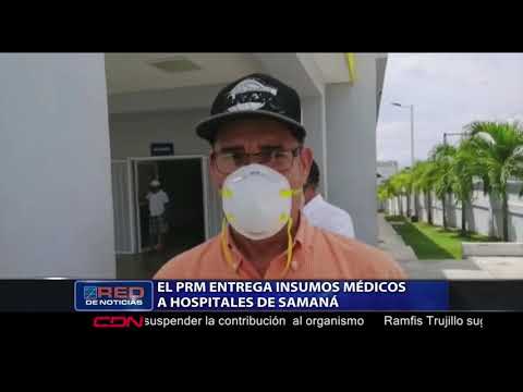 El PRM entrega insumos médicos a hospitales de Samaná