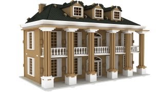 southern mansion dollhouse kit