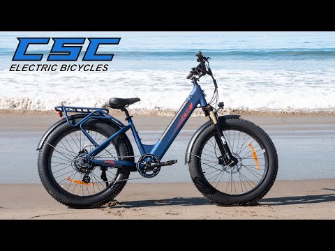 CSC E-bikes FT750ST Step Through Unboxing and Assembly 750 Watt Bafang Hub Drive