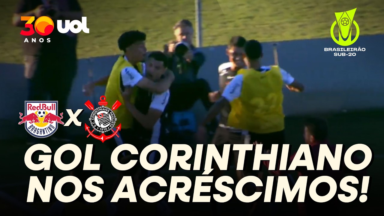 NOS ACRÉSCIMOS! CORINTHIANS FAZ O TERCEIRO GOL MESMO COM UM A MENOS E VAI DERROTANDO O BRAGANTINO