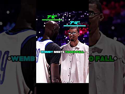 When Wemby just met Tacko Fall 😳🔥