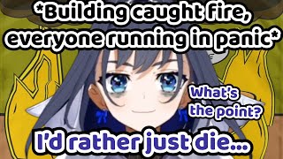 Kronii's Sounds SO DONE With Life When Her Building Caught Fire