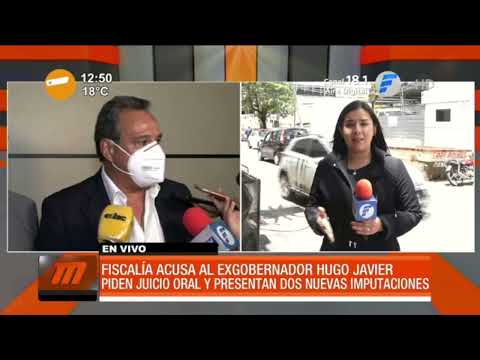 Fiscalía acusa al exgobernador Hugo Javier