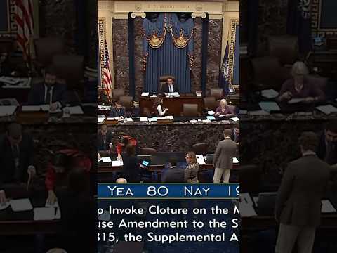 Senate Advances Ukraine Aid, TikTok Divestment Bill in Key Vote