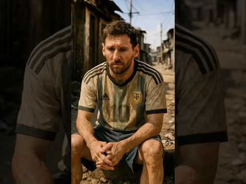 Messi Became Homeless… Until Ronaldo Saved Him! 😱❤️ | AI Emotional Story