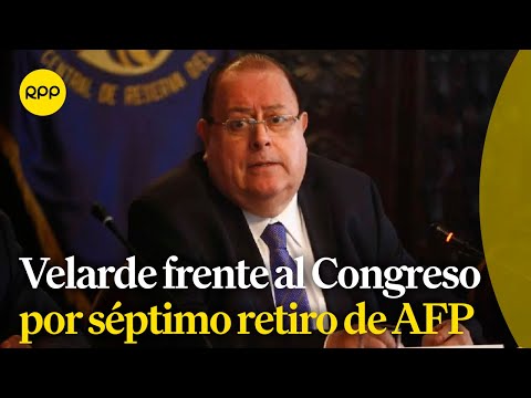 Julio Velarde responde en Comisión de Economía sobre retiro de pensiones