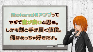【CUBE】かつてRolandが作ったハイクオリティコンボアンプ。控えめに言って最高だぞ。
