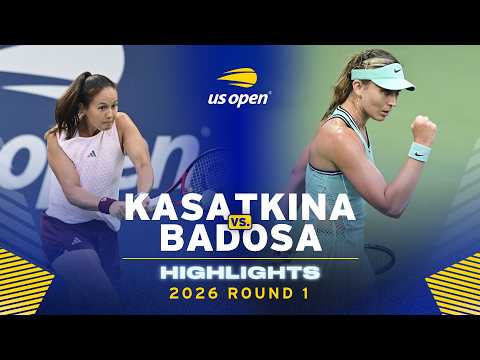Daria Kasatkina vs. Paula Badosa Highlights | 2026 US Open Round 1