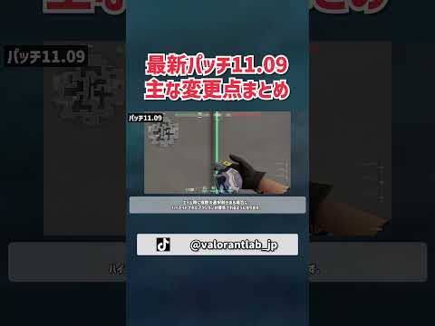 最新パッチ11.09での主な変更点まとめ！