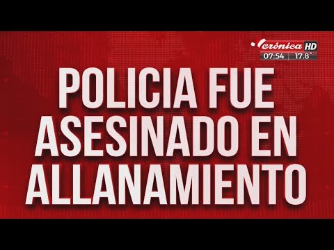 Rosario sangrienta: asesinaron a policía durante un allanamiento