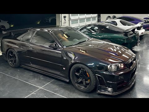 TJ Hunt's R34 GTR on the San Diego streets