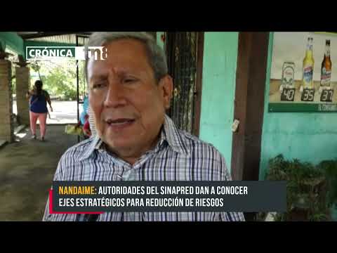 Autoridades del SINAPRED visitan puntos críticos de Nandaime - Nicaragua