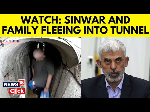 Ex Hamas Chief Yahya Sinwar Seen Inside Tunnel Hours Before October 7 Attack | Israel Hamas | N81G