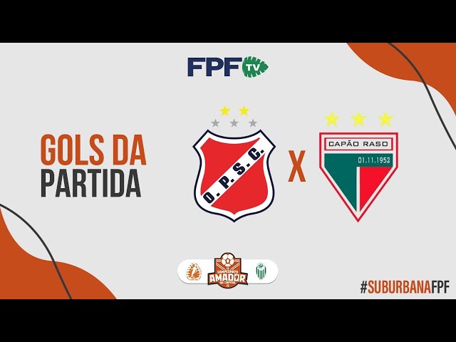 Confira o gol de PILARZINHO 0X1 CAPÃO RASO pela semifinal (ida) da Série A do Amador da Capital 2025! Suburbana é na FPF TV! Curta, comente e compartilhe!

| Inscreva-se! |
Federação Paranaense de Futebol. Levando o nosso esporte até você!