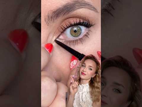 ВНУТРЕННЯЯ СТРЕЛКА😱#lifehack #стрелки #eyeliner #eyebrows #вайлбериз #aliexpress #makeup