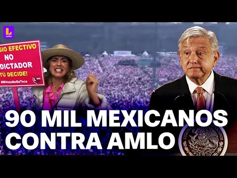 Protestas masivas en México contra López Obrador: Parece que se acabó esa popularidad que tenía