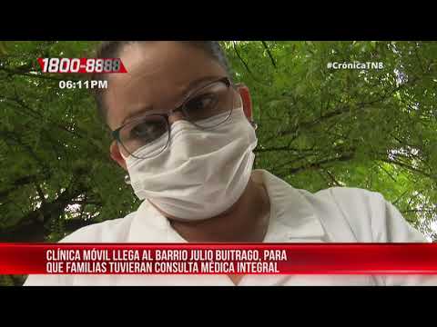Clínicas móviles llevan atención médica al barrio Julio Buitrago - Nicaragua