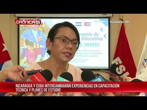Nicaragua y Cuba acordaron potenciar la educación técnica