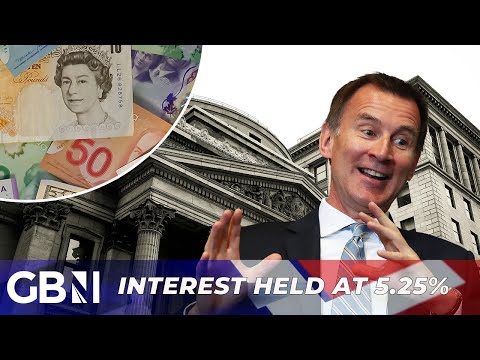 Bank of England 'moves down BLIND ALLEY' with base rate of interest held at 5.25%