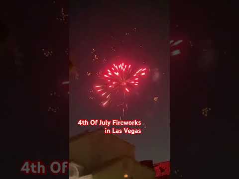 4th of July Fireworks in Las Vegas USA