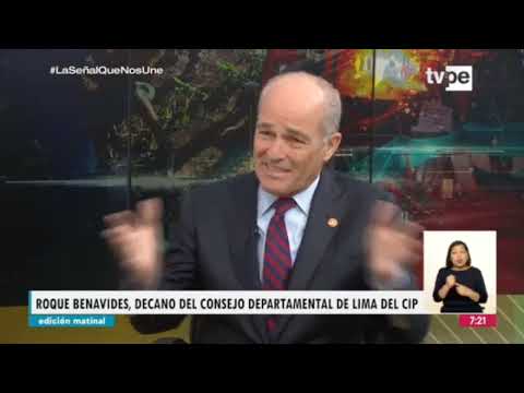 Edición Matinal | Roque Benavides, decano del Consejo Departamental de Lima del CIP - 30/01/2023