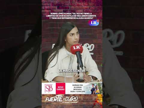 SOBRE ATAQUES DE RLA: "TAL VEZ ÉL NO TIENE LA LIBERTAD DE VIVIR SU ESTILO DE VIDA  FUERTE Y CLARO
