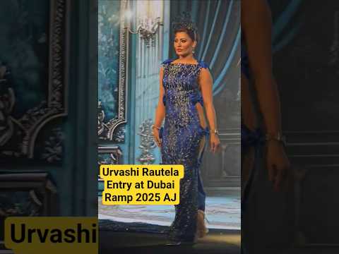 Urvashi Rautela Sizzling Entry at Dubai Ramp 2025 | #urvashirautela #urvashi #catwalk #dubai