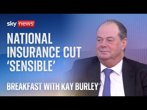 Autumn Statement 2023: Expected national insurance cut a 'sensible first move', Tory MP says
