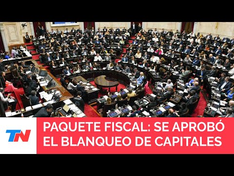PAQUETE FISCAL I Diputados aprobó el título del blanqueo de capitales