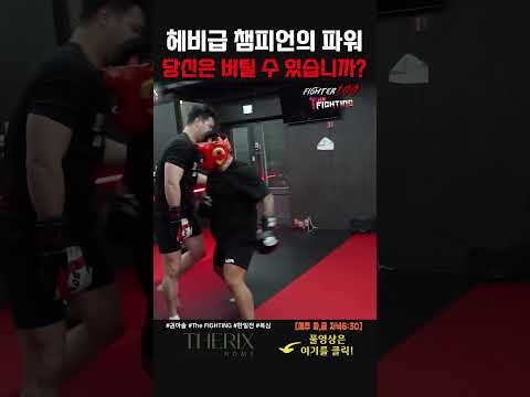 헤비급 챔피언의 파워.. 당신은 버틸 수 있습니까?