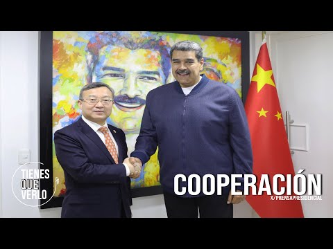 Cara a cara: Maduro recibió al Representante del Comercio Internacional y Viceministro de China