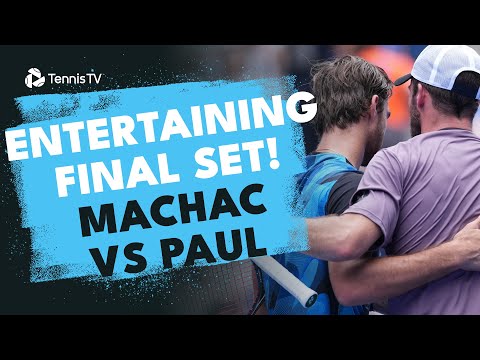 Battle to the End! Tommy Paul vs Tomas Machac Entertaining Final Set in Tokyo